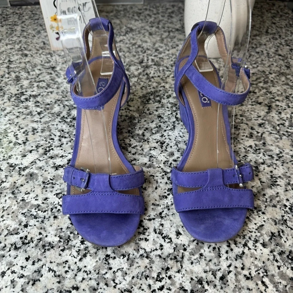 Ecco | Purple Wedge Heel Size 36